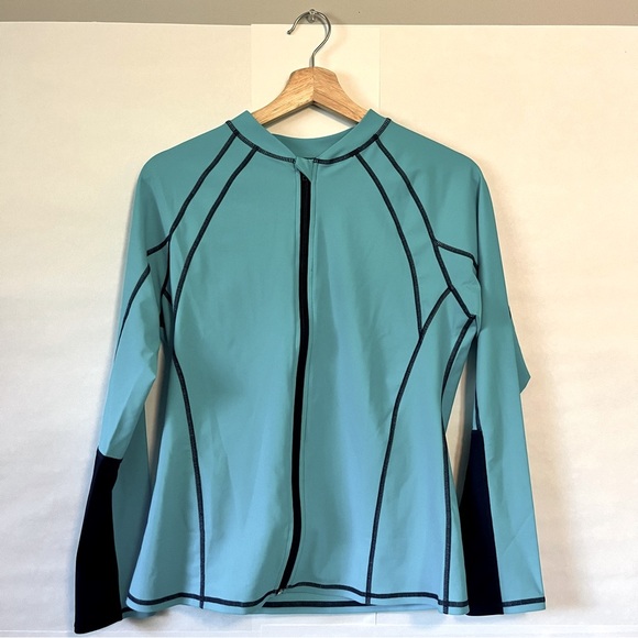 Athleisure Women’s Performance Jacket in Blue Navy Accents - New - Picture 2 of 4